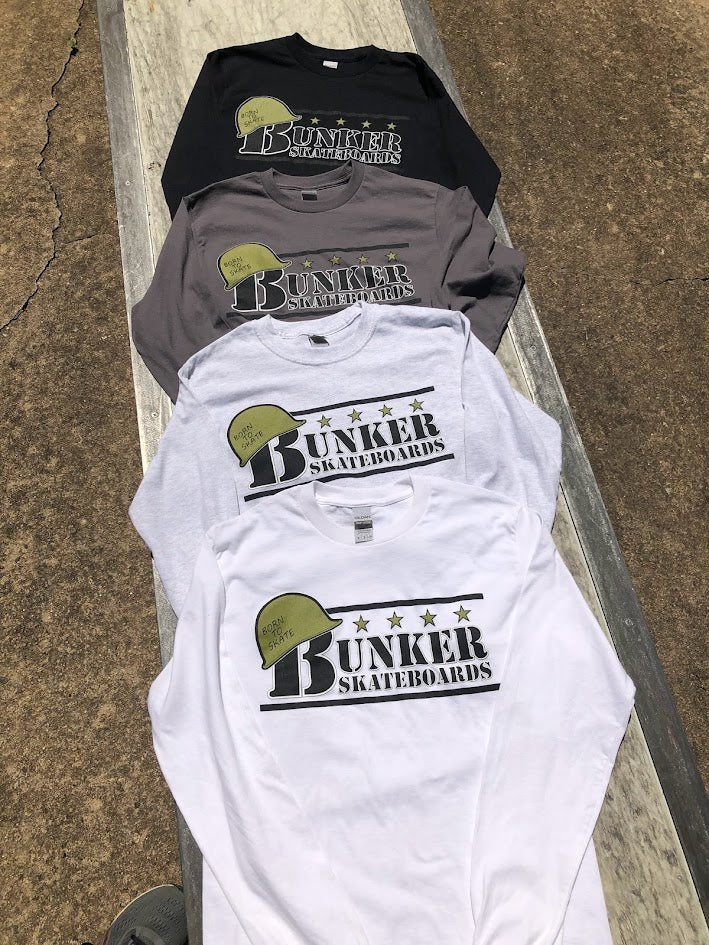 Bunker Helmet Logo Long Sleeve